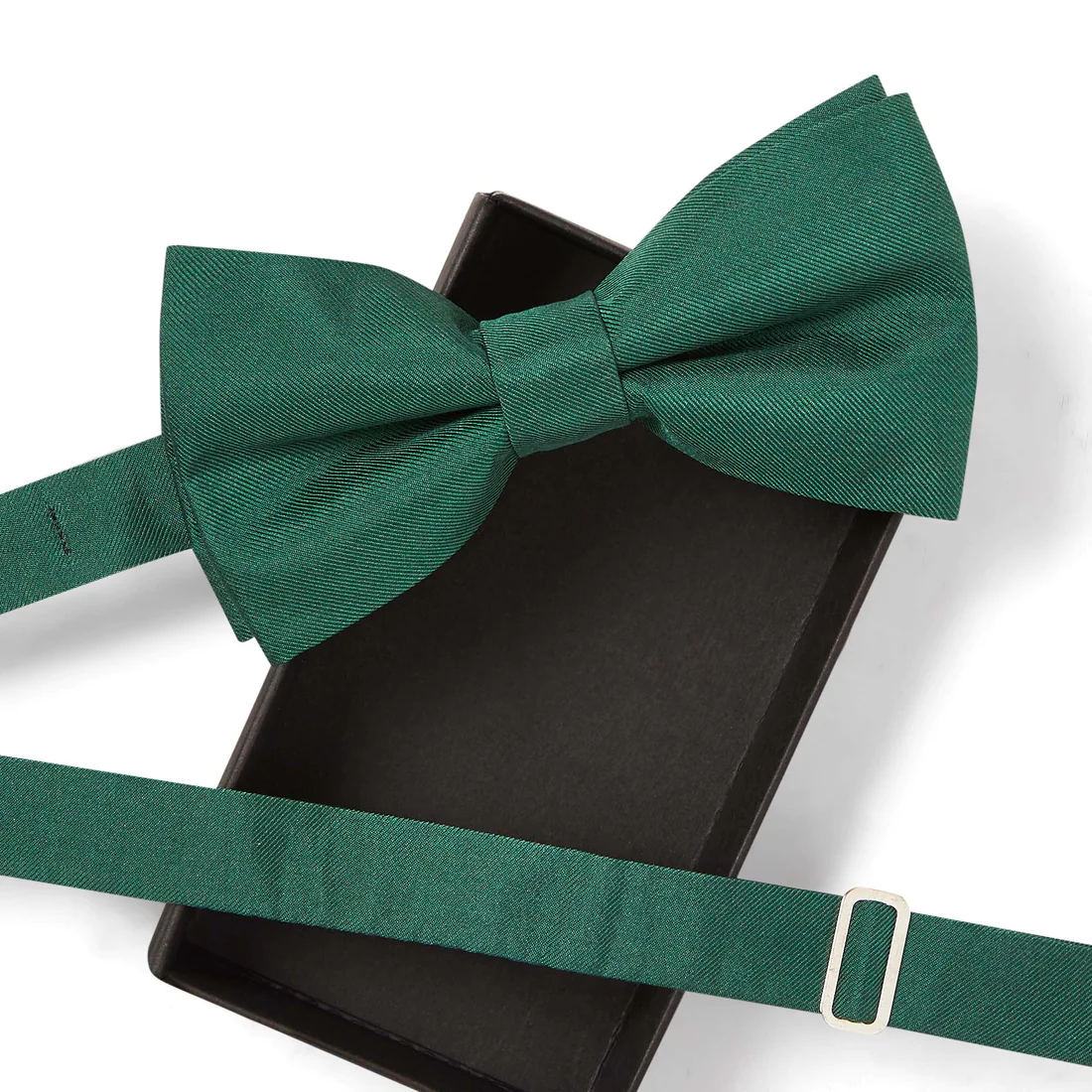 NOEUD PAPILLON TWILL VERT – Image 2