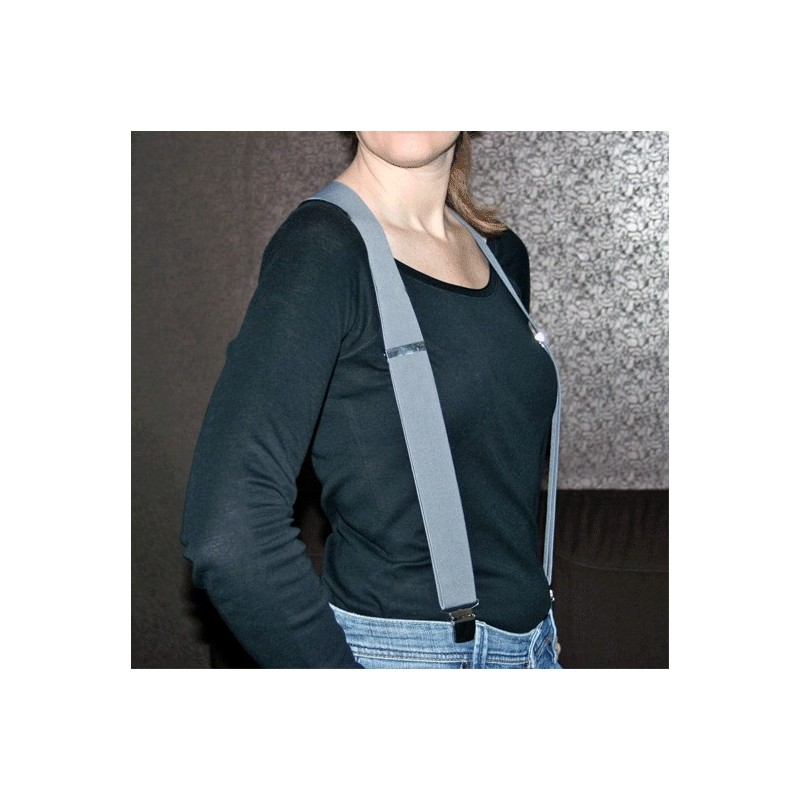 Bretelles homme gris – Image 3